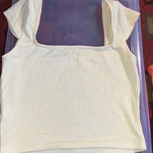 Yellow off the shoulder top